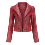 #54 CASACA/CHAQUETA DE CUERO JACKET BIKER MODA 2024 - Image 3