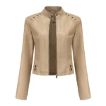 #47 CASACA/CHAQUETA DE CUERO JACKET SHOULDER DETAIL - Image 6