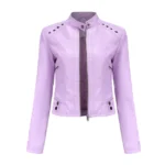 #47 CASACA/CHAQUETA DE CUERO JACKET SHOULDER DETAIL - Image 4