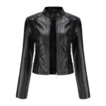 #47 CASACA/CHAQUETA DE CUERO JACKET SHOULDER DETAIL