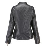 #48 CASACA/CHAQUETA DE CUERO JACKET PADDED COCONUTS SHOULDERS - Image 3