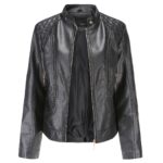#48 CASACA/CHAQUETA DE CUERO JACKET PADDED COCONUTS SHOULDERS