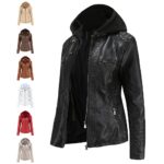 #53 CASACA/CHAQUETA DE CUERO JACKET CAPUCHA - Image 2