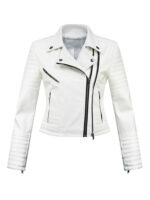 #58 CASACA/CHAQUETA DE CUERO JACKET BIKER PADDED 2024 - Image 3