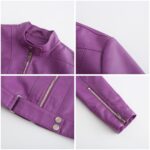 #49 CASACA/CHAQUETA DE CUERO JACKET CINTURON PRETINA - Image 3