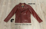 #63 JACKET BIKER COLOR VINO ACOLCHADO BRAZO - Image 11