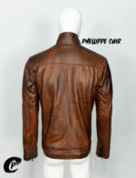 #79 CASACA/CHAQUETA DE CUERO JACKET CAMELL MATIZADO - Image 16