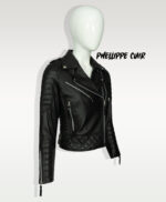 #10 CASACA/CHAQUETA DE CUERO JACKET BIKER STAR ROCK - Image 15