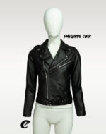 #20 CASACA/CHAQUETA DE CUERO JACKET BIKER CLASICA - Image 4