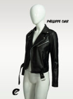 #20 CASACA/CHAQUETA DE CUERO JACKET BIKER CLASICA - Image 7