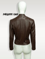 #22 CASACA/CHAQUETA DE CUERO JACKET BIKER MODA 2024 CORTE PRINCESA - Image 16