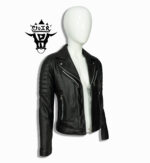 #45 CASACA/CHAQUETA DE CUERO JACKET CLOSE IN THE MIDDLE - Image 4
