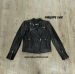 #19 CASACA/CHAQUETA DE CUERO JACKET BIKER ELEGANATE MODA 2024 - Image 10