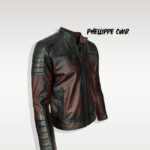 #39 Jacket vino matizado urban