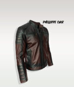 #39 Jacket vino matizado urban