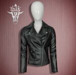 #07 CASACA/CHAQUETA DE CUERO JACKET BIKER DETALLES BROCHES - Image 5