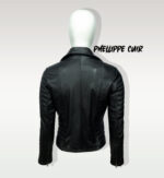#58 CASACA/CHAQUETA DE CUERO JACKET BIKER PADDED 2024 - Image 9