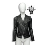#52 CASACA/CHAQUETA DE CUERO JACKET BIKER BROOCHES - Image 4