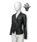 #52 CASACA/CHAQUETA DE CUERO JACKET BIKER BROOCHES - Image 6