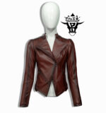 #22 CASACA/CHAQUETA DE CUERO JACKET BIKER MODA 2024 CORTE PRINCESA - Image 14