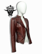 #22 CASACA/CHAQUETA DE CUERO JACKET BIKER MODA 2024 CORTE PRINCESA - Image 11