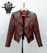 #22 CASACA/CHAQUETA DE CUERO JACKET BIKER MODA 2024 CORTE PRINCESA - Image 10