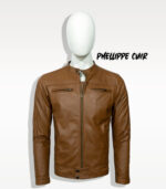 #44 Jacket Camell Cierre pecho - Image 11