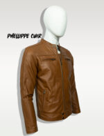 #44 Jacket Camell Cierre pecho - Image 5