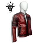 #05  Jacket Negro con detalles rojos - Image 8