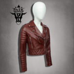#10 CASACA/CHAQUETA DE CUERO JACKET BIKER STAR ROCK - Image 3