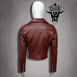 #10 CASACA/CHAQUETA DE CUERO JACKET BIKER STAR ROCK - Image 5