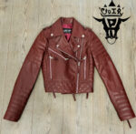 #10 CASACA/CHAQUETA DE CUERO JACKET BIKER STAR ROCK - Image 6