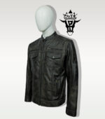 #79 CASACA/CHAQUETA DE CUERO JACKET CAMELL MATIZADO - Image 20