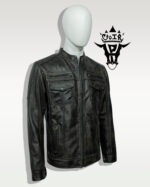 #79 CASACA/CHAQUETA DE CUERO JACKET CAMELL MATIZADO - Image 22