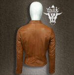 #50 CASACA/CHAQUETA DE CUERO JACKET  SHOULDER PINS - Image 8