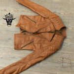 #50 CASACA/CHAQUETA DE CUERO JACKET  SHOULDER PINS - Image 12
