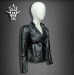#60 CASACA/CHAQUETA DE CUERO JACKET BIKER MOTO ROCKERA MODA 2024 - Image 5