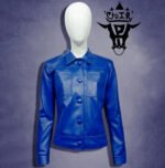 #71 CASACA/CHAQUETA DE CUERO JACKET LEATHER LINED BUTTON - Image 2