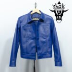 #71 CASACA/CHAQUETA DE CUERO JACKET LEATHER LINED BUTTON - Image 5