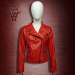 #67 CASACA/CHAQUETA DE CUERO JACKET PASSION-RED - Image 5