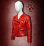 #67 CASACA/CHAQUETA DE CUERO JACKET PASSION-RED - Image 4