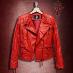 #67 CASACA/CHAQUETA DE CUERO JACKET PASSION-RED
