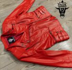 #67 CASACA/CHAQUETA DE CUERO JACKET PASSION-RED - Image 8
