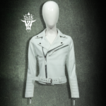 #07 CASACA/CHAQUETA DE CUERO JACKET BIKER DETALLES BROCHES - Image 6