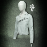 #07 CASACA/CHAQUETA DE CUERO JACKET BIKER DETALLES BROCHES - Image 8