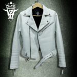 #07 CASACA/CHAQUETA DE CUERO JACKET BIKER DETALLES BROCHES - Image 10