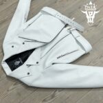 #07 CASACA/CHAQUETA DE CUERO JACKET BIKER DETALLES BROCHES - Image 11