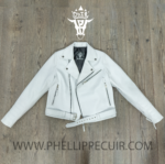 #07 CASACA/CHAQUETA DE CUERO JACKET BIKER DETALLES BROCHES - Image 12