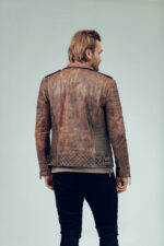 #48 CASACA/CHAQUETA DE CUERO JACKET BIKER MOTO STAR ROCK 2024 - Image 12