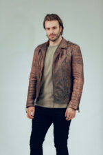 #48 CASACA/CHAQUETA DE CUERO JACKET BIKER MOTO STAR ROCK 2024 - Image 10